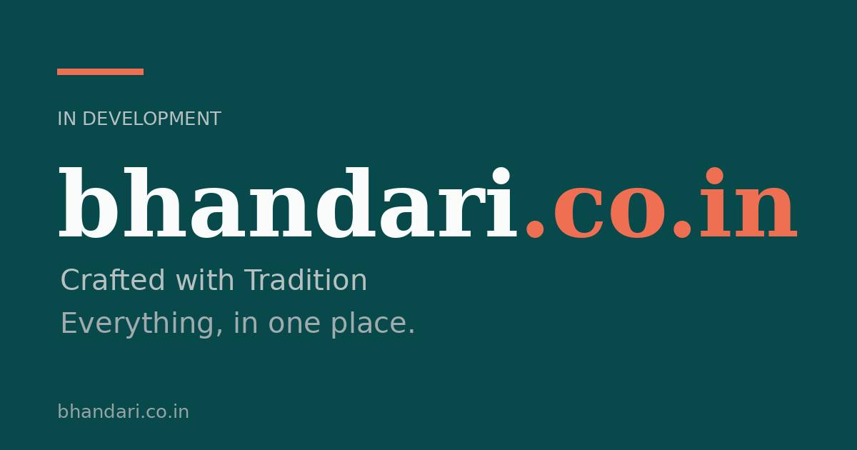 Link preview image for bhandari.co.in